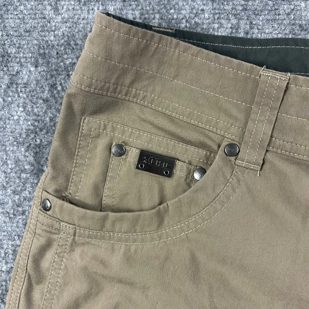 Kuhl Radikl Pants Mens 34x32 Brown Hybrid Enduro Performance Hiking Trousers - Picture 7 of 8